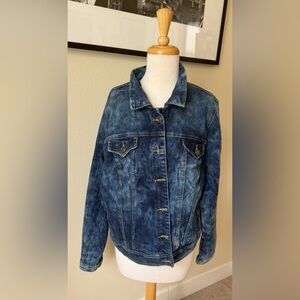 Vintage Maurice’s Acid Washed Jean Jacket
